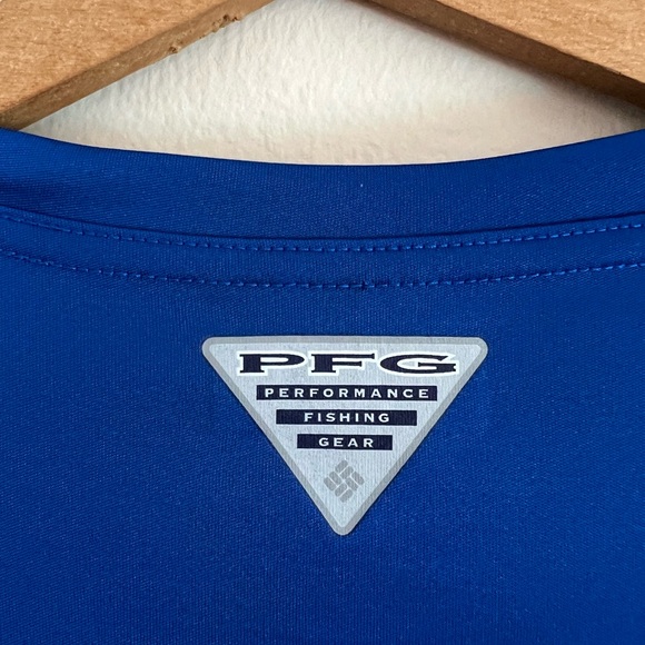 Columbia Men’s Collegiate PFG Long-Sleeve T-Shirt, Size M, Blue/Orange UF Gators - Picture 5 of 9